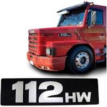 Emblema scania 112 hw  - Código 1637-1-1