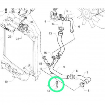 DRENO RAD AGUA SC S4 PGR-VALV