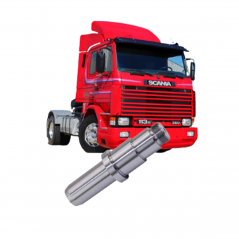 Eixo acoplamento  bomba injetora ( Sem chaveta ) Scania  - Código 1049-1-1