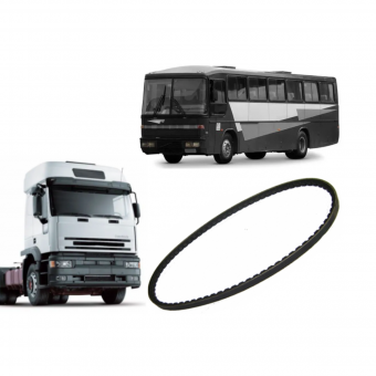 Correia 13x1050 ( Motor ) Iveco Eurotech  / Eurotrakker 1998... / Mercedes Benz / REF. 98459454 - Código 120-1-1
