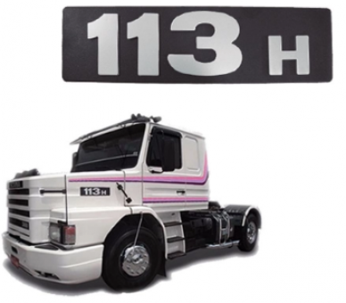 Emblema capô para caminhões Scania T113.   - Código 1287-1-1