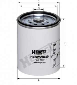 Filtro combustivel volvo vm / vw const ...11 - Código 10235-1-1