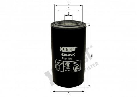 Filtro combustivel vw 9150eod / 19-320 e - Código 10261-1-1