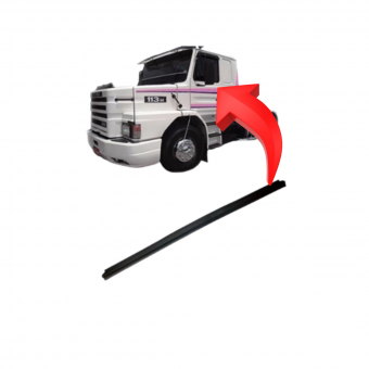  Pestana de apoio do vidro da porta ( 920mm )  - Código 1973-1-1