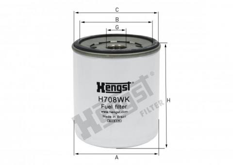 Filtro combustivel vw / mwm 8100 / 140 ...94 - Código 2933-1-1