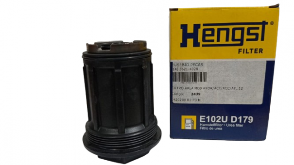 Filtro arla / Mercedes Benz Axor / Actros / Accelo / Atego ..12     OR-1420289 / E102UD179 - Código 2439-1-1