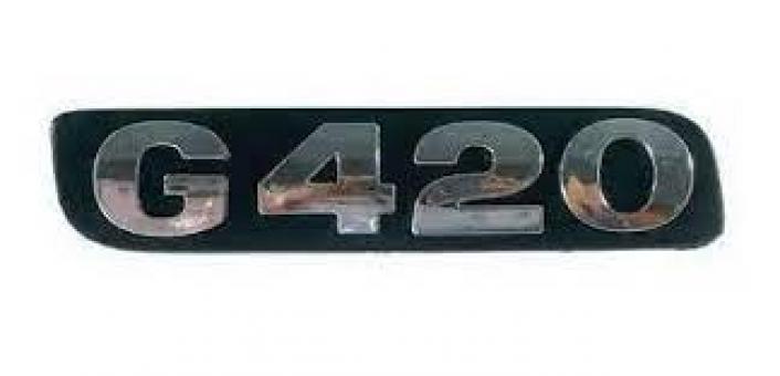 Emblema potencia scania s4- g420 - Código 3328-1-1