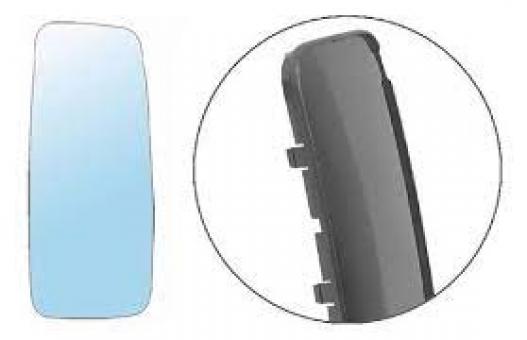 Lente retrovisor mbb axor / atego -auxiliar - Código 3971-1-1