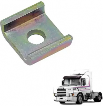 Suporte estirante  correia / chapa com furo -  Scania 111 / 112 / 113   OR-527548 - Código 3299-1-1