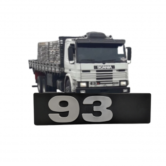 Emblema 93 ( Grade ) Scania  - Código 3332-1-1