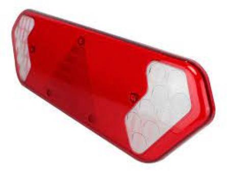 Lente lanterna carreta led - vermelho - Código 4476-1-1