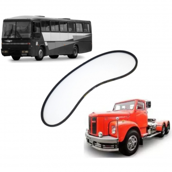 Correia 13x1625 ( Motor ) Scania  111 / 112 / Caminhão / Ônibus / REF.49973192 - Código 3692-1-1