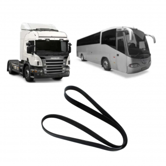 Correia motor 8PK1510  / Scania  S4 / Ford / REF. 8PK1510HD - Código 3904-1-1