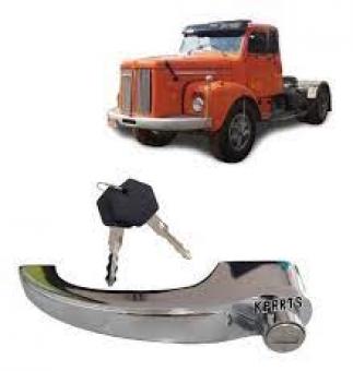 Macaneta porta scania 111 - externa lado direito cromado - Código 3943-1-1