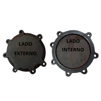 Tampa de inspeção engrenagem bomba injetora / Scania   - Código 3966-1-1