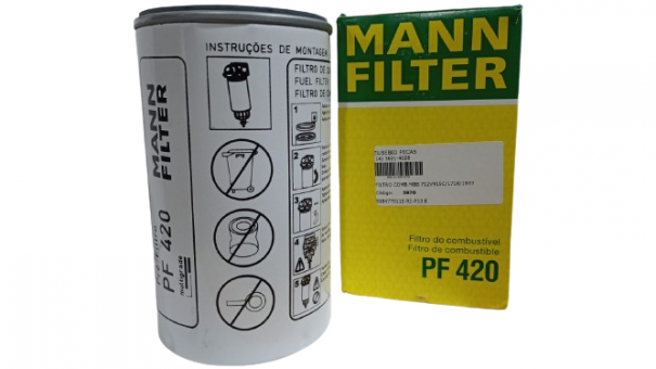 Filtro combustível / Ford Cargo / Mercedes Benz / REF. PF420 - Código 3970-1-1