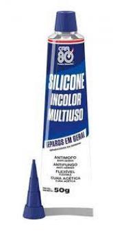 Silicone comum 50g incolor hhs - Código 528-1-1