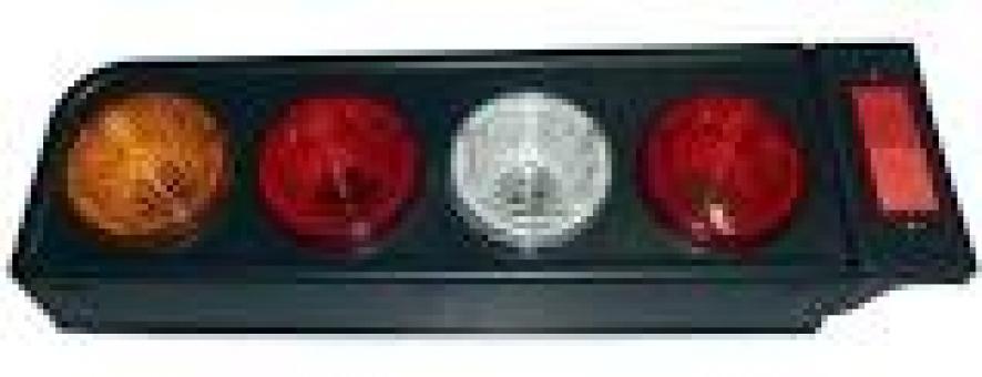 Lanterna carreta - traseiro lado direito / moderno red com aba - Código 5743-1-1