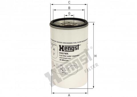 Filtro racor vw 7.100/8.150/17220. - Código 6091-1-1