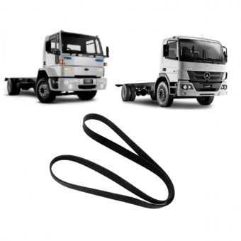 Correia motor 8PK1420 / Ford Cargo  / Mercedes Benz - REF. K080559 - Código 5147-1-1