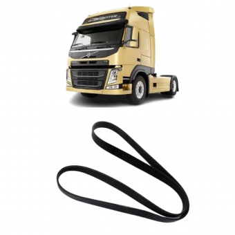 Correia alternador 8PK1560 / Volvo FM 370 / FM 380 / FM 400 / D11K 2012.... REF.20997774 - Código 5375-1-1