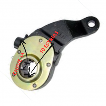 Catraca manual freio traseiro ( Lado direito ) Scania  S4 - Código 5636-1-1