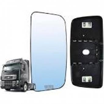 Lente retrovisor volvo fh -lado direito /lado esquerdo sem desmbaçador base - Código 7280-1-1