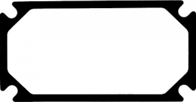 Junta admissão volvo n / nl10 - retangular - Código 760-1-1