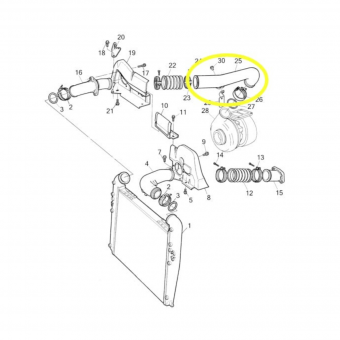 TUBO TURB SC S4-ALUM/SAIDA