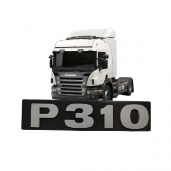 Emblema potência P310  / Scania - Código 6871-1-1