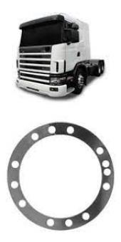 calço ajuste pinhao diferencial r770 0,50mm - Código 7219-1-1