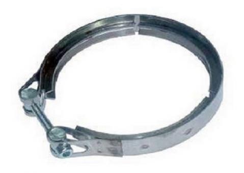  abracadeira suporte catalizador scania s5 - inox - Código 7235-1-1