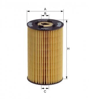 Filtro lubrificante mbb om364 / comb li / mic / de - Código 9101-1-1