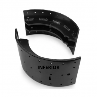 Patim freio dianteiro ( Inferior letra B  ) Volvo  - Código 7273-1-1