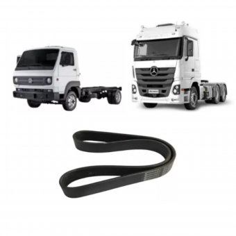 Correia 8PK1205 / Volkswagen / Mercedes Benz Actros  / REF. A9069931696 - Código 7331-1-1