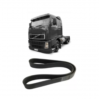 Correia 8PK0975 / Volvo FH / VM  2004.......  REF. 20430368  - Código 7486-1-1
