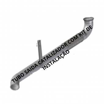 Tubo flexível  saida catalizador euro 5  ( Substitui tubo saida original ) Scania - Código 7628-1-1