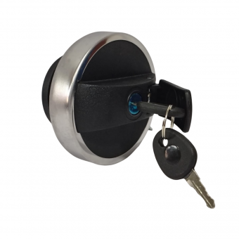 Tampa para tanque de  combustível em alumínio com chave  - Código 7695-1-1