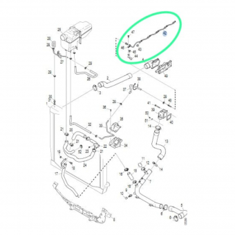 TUBO AGUA CAB SC S5-SANGRIA/5 CIL
