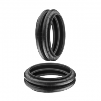 Fole convolutado suspensor eixo carreta  / truck ( parafuso ) diâmetro 472mm x altura 195mm    REF. RANDON  212007152 / RECRUSUL 10079904 /  FIRESTONE 8350 / ST4006 - Código 8125-1-1