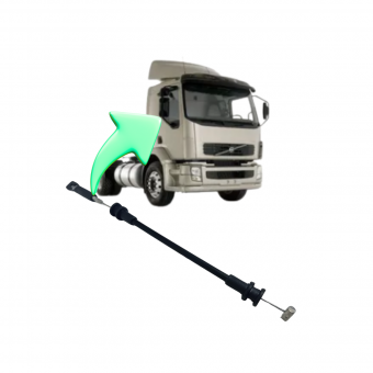 Cabo fechadura porta ( 225 mm ) Volvo  - Código 8374-1-1