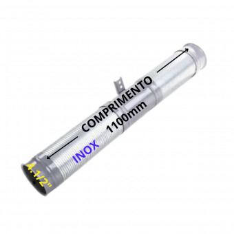 Tubo flexível escapamento ( INOX ) Scania - Código 8441-1-1