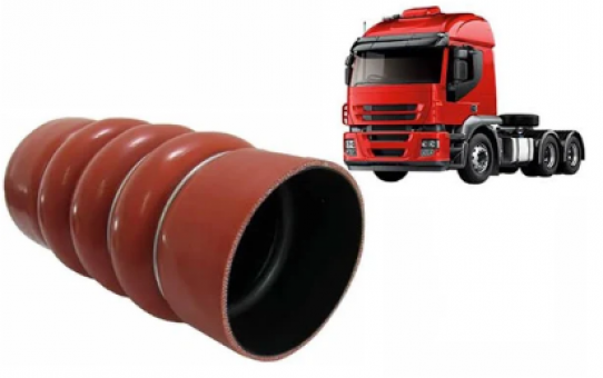 Mangueira intercooler / 89x200 mm / lado quente - Iveco Stralis   OR-99440309 - Código 8943-1-1