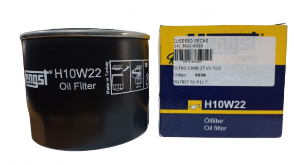 Filtro câmbio ZF - Volvo  FH / NH / FM / NL        Ref. H10W22 - Código 9068-1-1