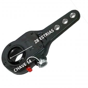 Catraca manual freio / Eixo carreta  - Código 933-1-1