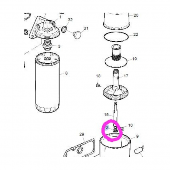 ARR EIXO FILTRO ROT SC 111/2/3