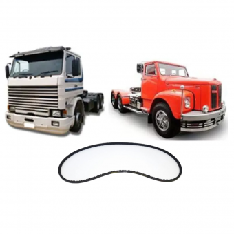 Correia 13x1550 ( Motor ) Scania 111 / 112H / HW / com alternador inferior -  REF. 525298 - Código 975-1-1